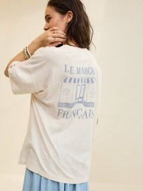 Aerie Oversized Graphic Tee
